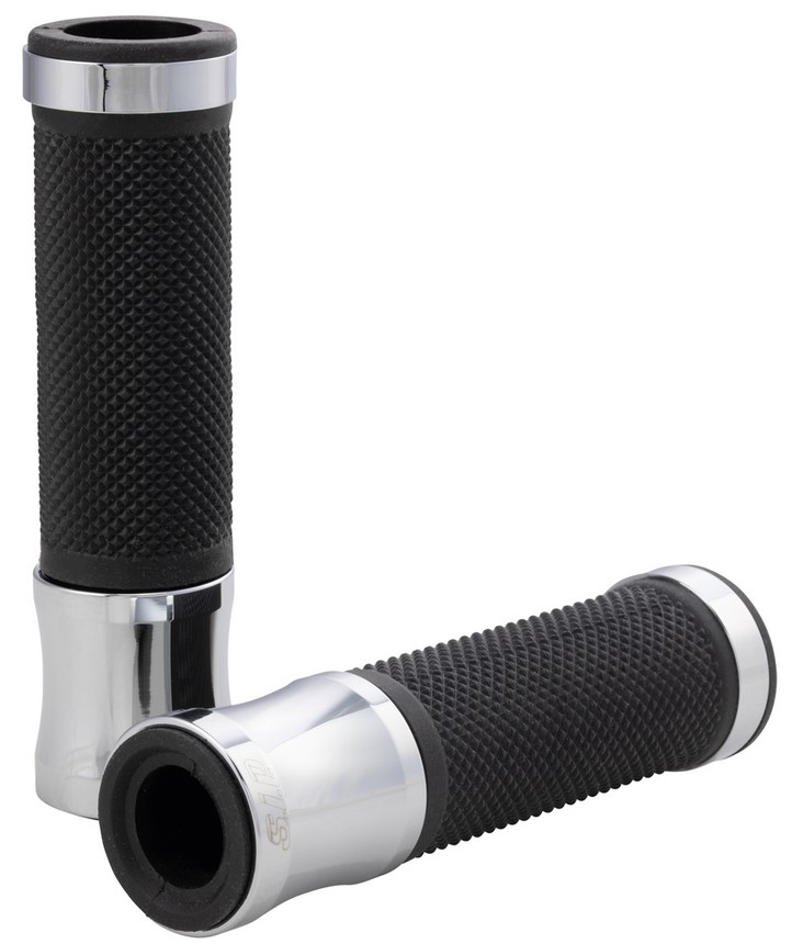 Grips for Vespa GTS/GTS Super/GT/GT L 125-300cc, chrome