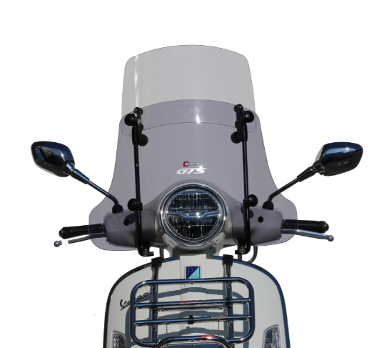 Windshield FACO "Twin-Screen "for Vespa GTS /GTS Super 125/300cc (`23-), tinted