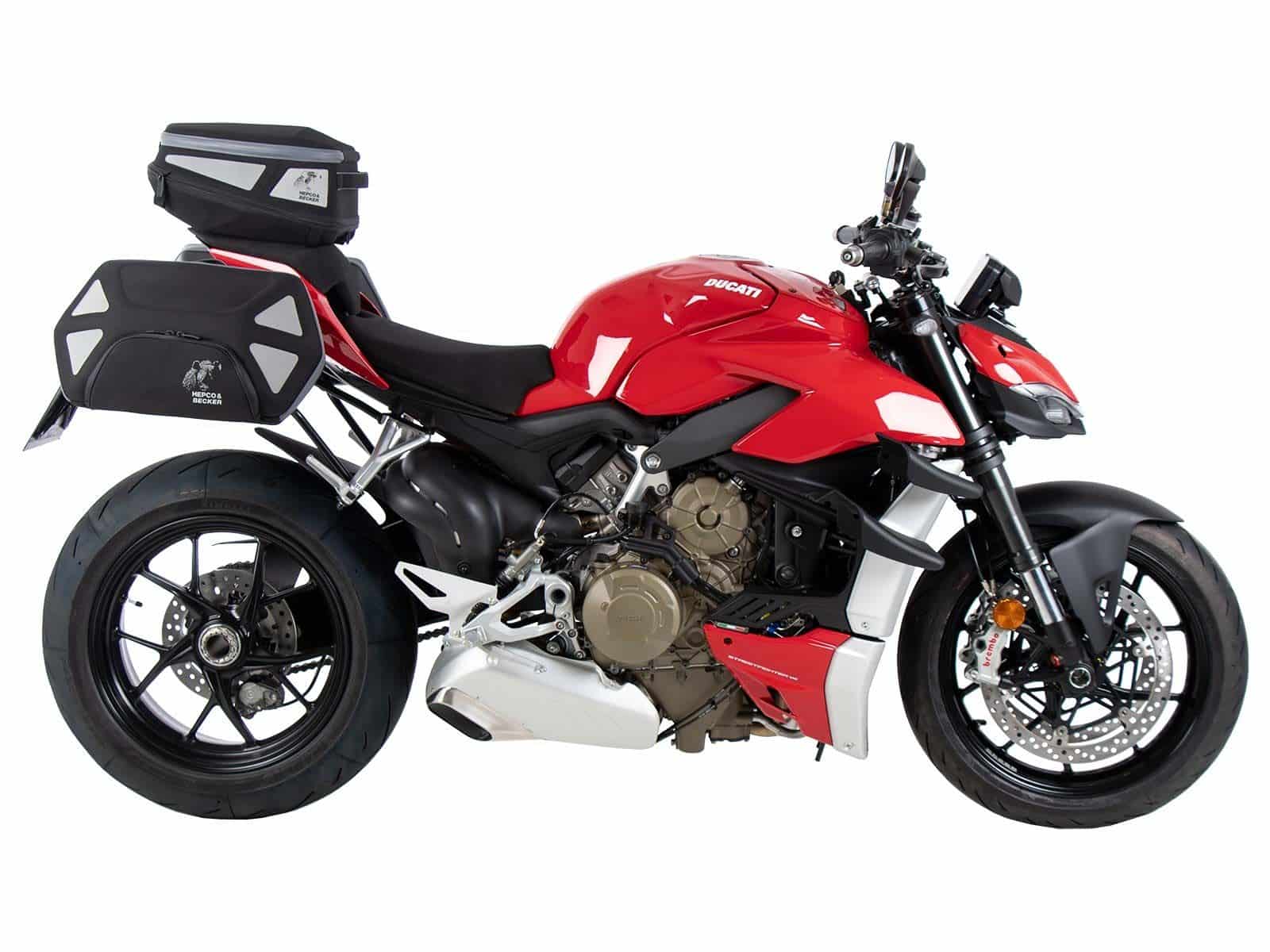 C-Bow side carrier black for Ducati Panigale V4 /S /R (18-24) Hepco & Becker