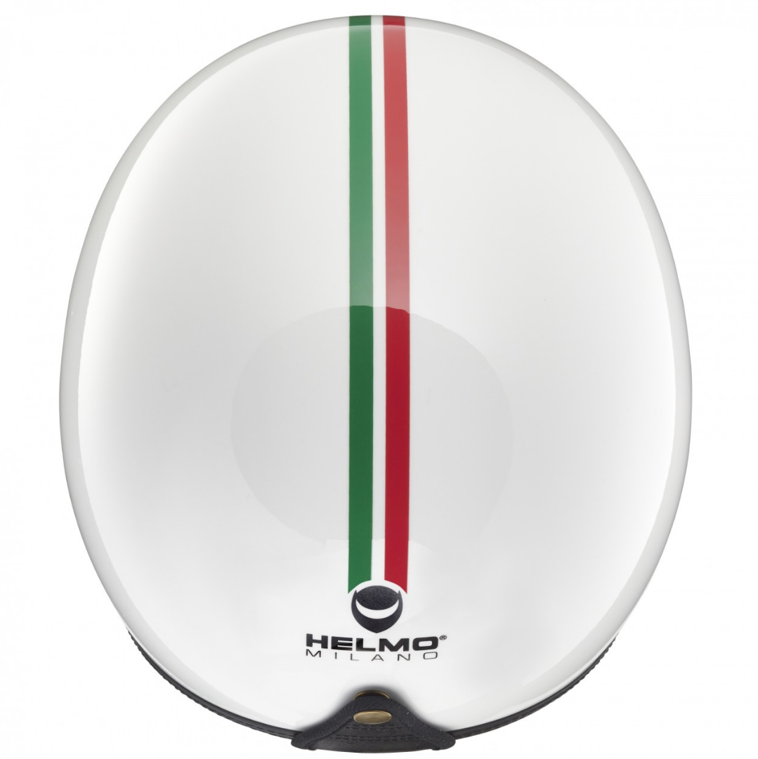 Helmo Milano jet helmet, Audace, Italy Flag, white