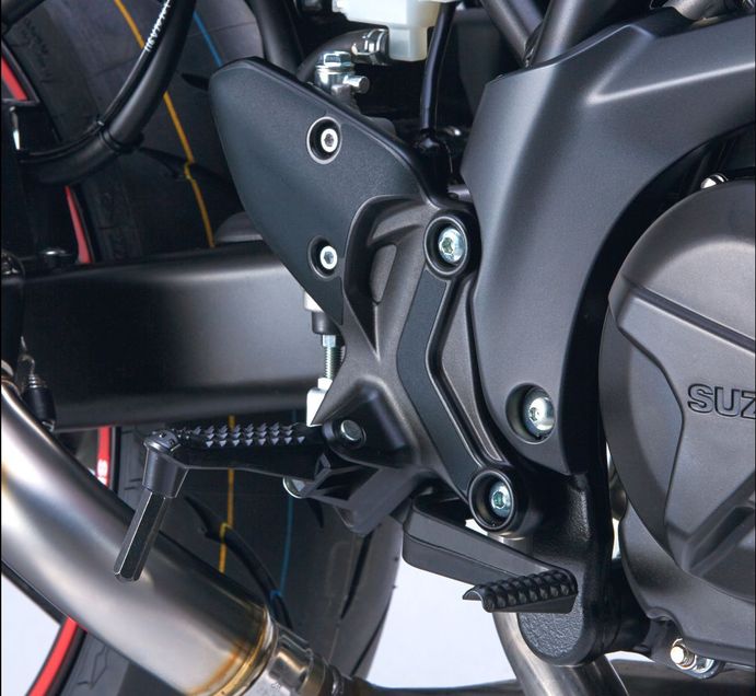 Heel guard for Suzuki SV650 BJ. 2016-2017