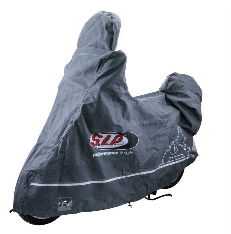Folding garage Indoor PREMIUM 2.0 for Vespa GTS/GTV/GT, size XL, gray