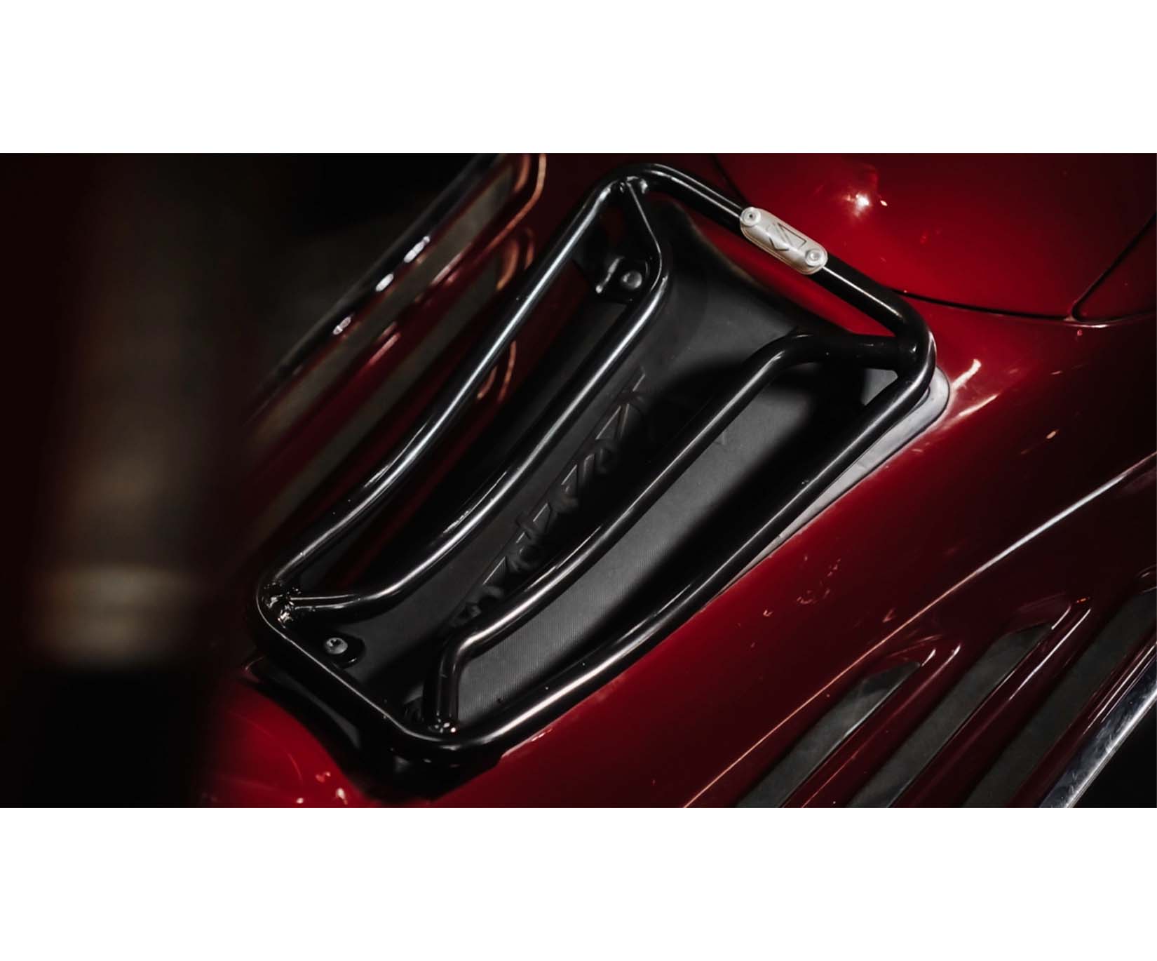 Luggage rack step through black for Vespa Primavera/Sprint 50-150ccm
