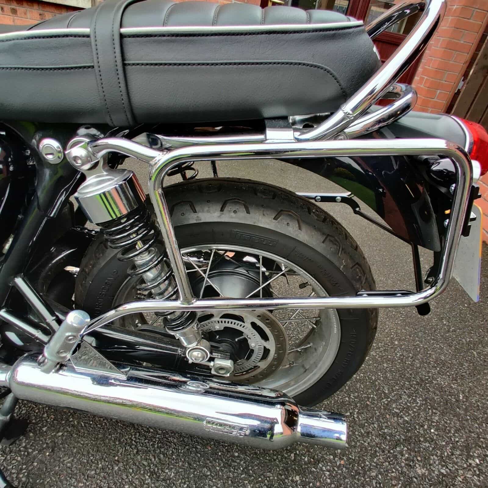 Case carrier chrome for Triumph Bonneville T100 (17-) Hepco & Becker