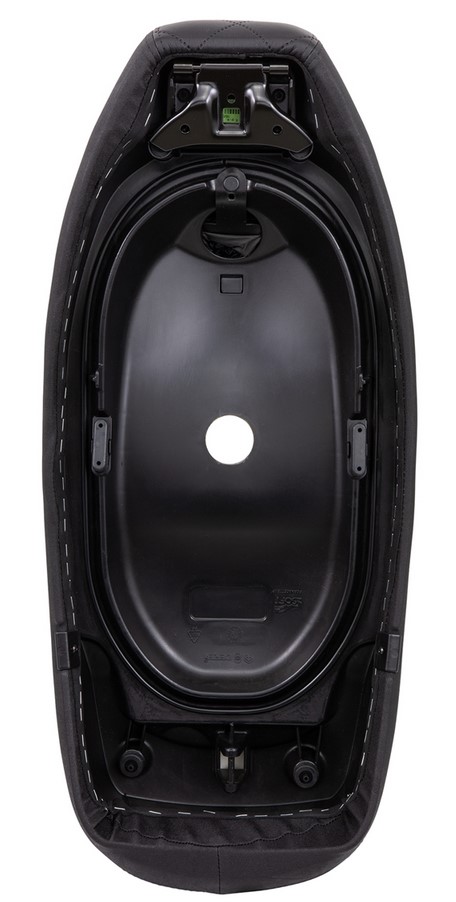 Sports seat Black Edition for Vespa GTS/GTV/GT 125-300cc ('03-'13), black