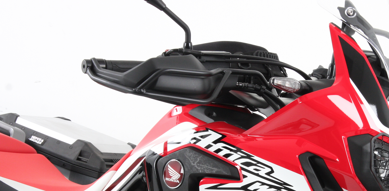 Grip guard left right black for Honda CRF 1000 Africa Twin (Bj.16-17) Hepco & Becker