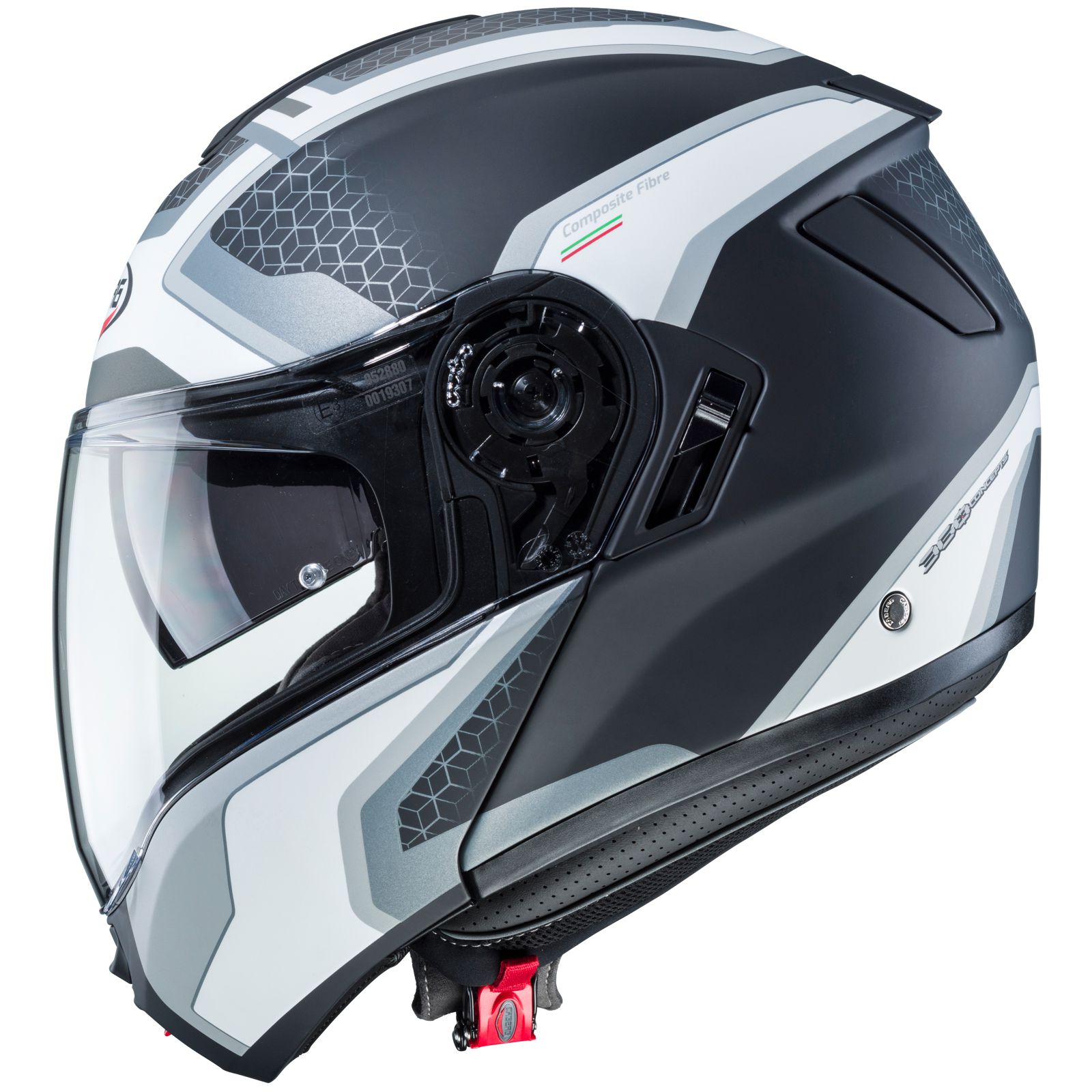 Caberg Helmet Levo Sonar, matte black / white anthracite