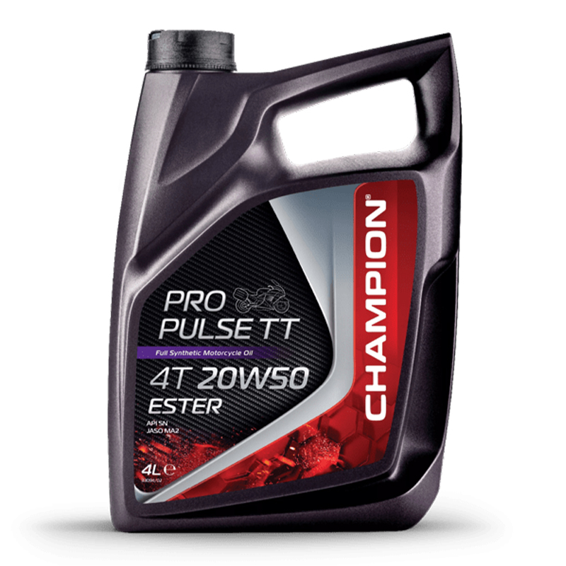CHAMPION® Pro Pulse TT 4T 20W-50 Ester engine oil - 4 liters