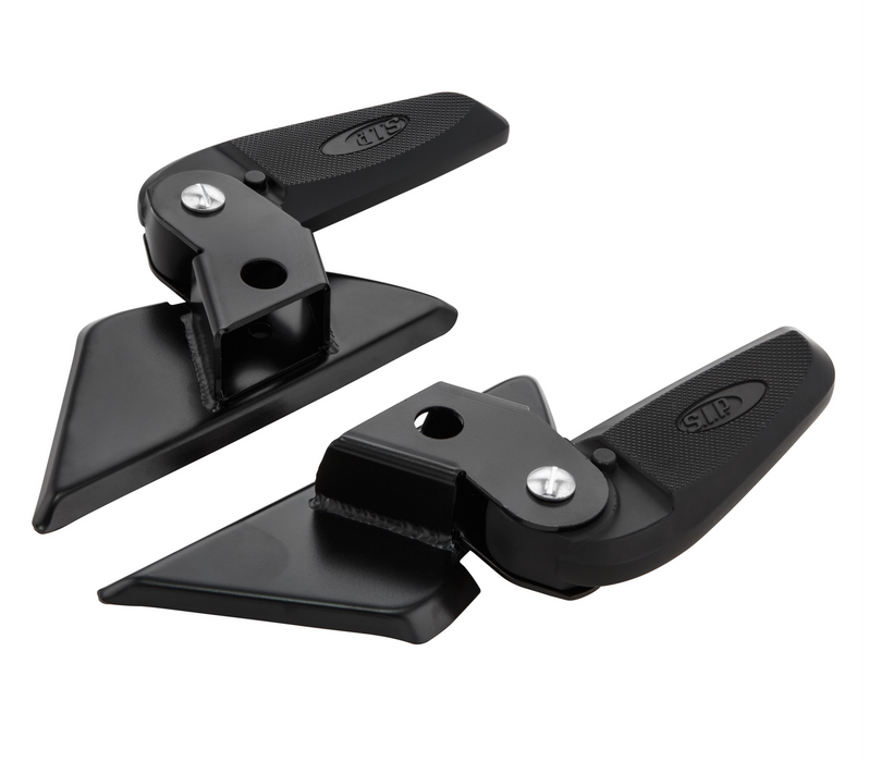 Footrests right and left for Vespa LX /LXV /S 50-150cc, black / black