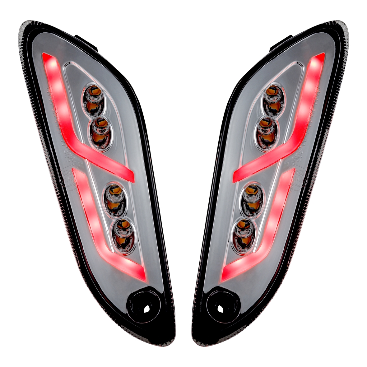 Turn signal kit rear left / right LED clear for Vespa Primavera / Sprint 125-150cc SIP Style