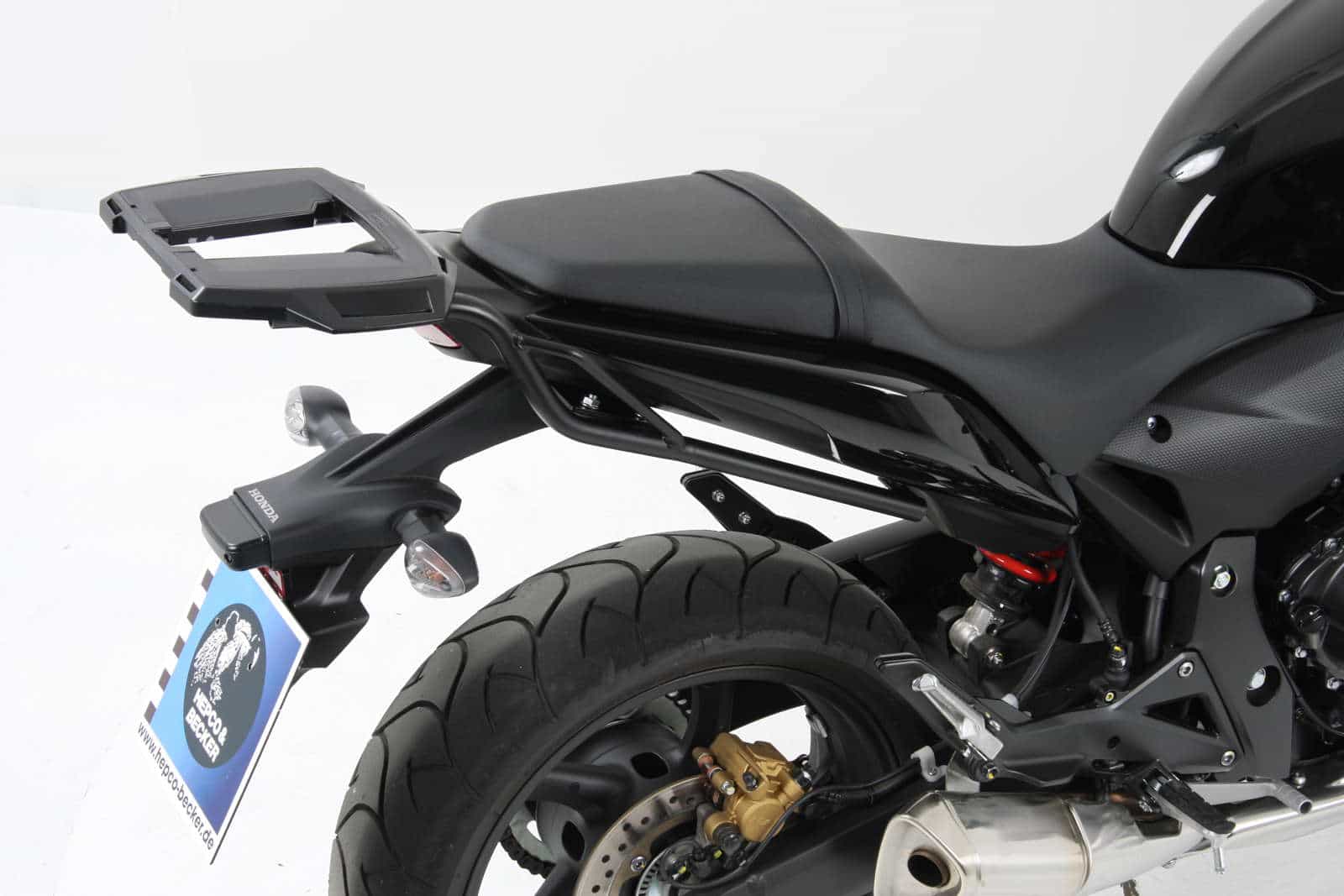 Alurack top case carrier black for Honda NC 750 Integra /DCT (14-15) Hepco & Becker