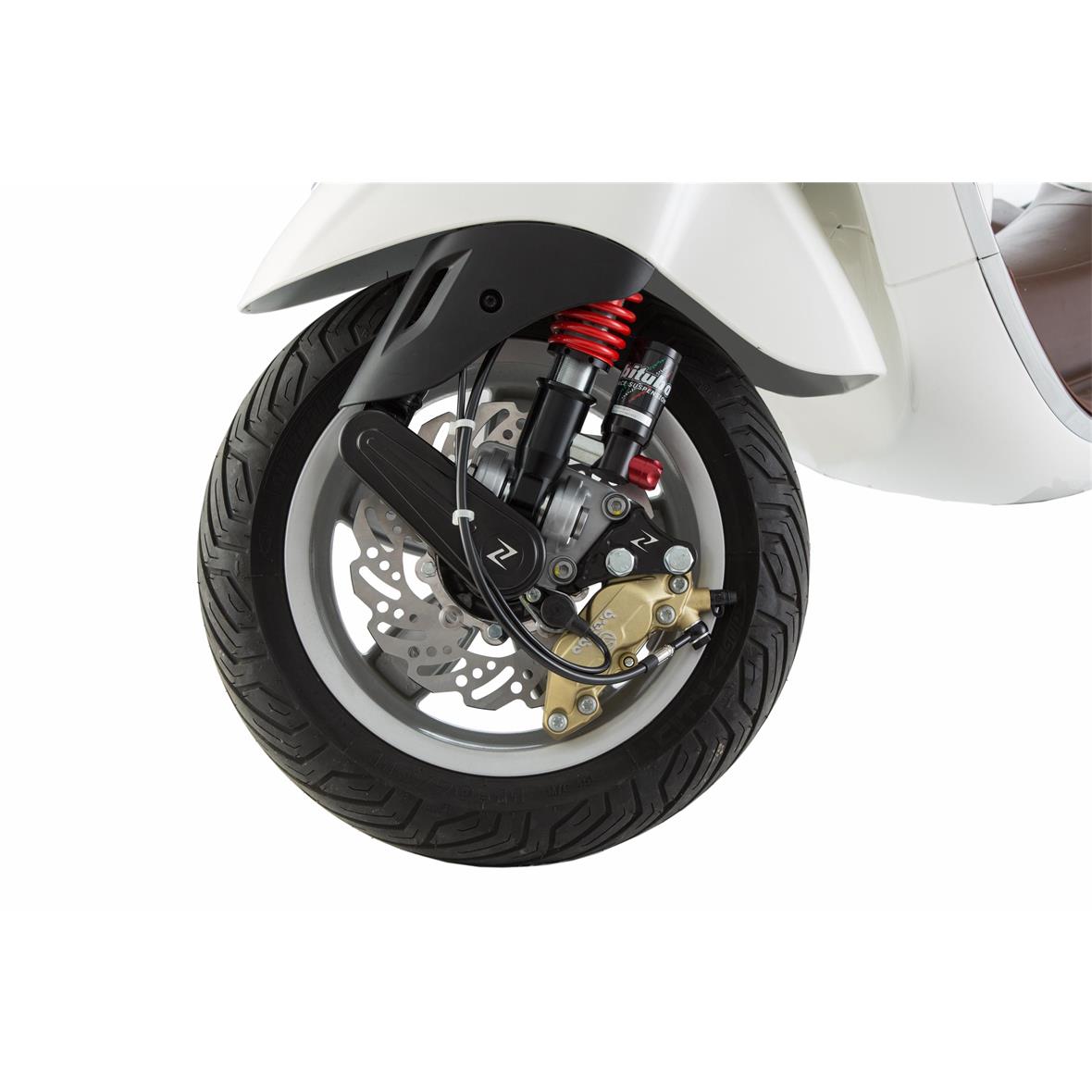 Swingarm cover, black Zeloni for Vespa Primavera/Sprint/GTS/GTS Super 50-300cc ('14-'16)