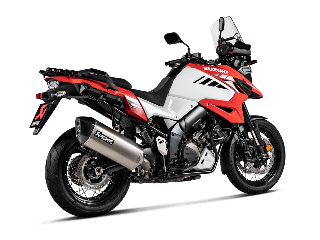 Akrapovic Slip-On Line (Titanium) exhaust for Suzuki V-Strom 1000 (14-18) and V-Strom 1050 from (20-23)