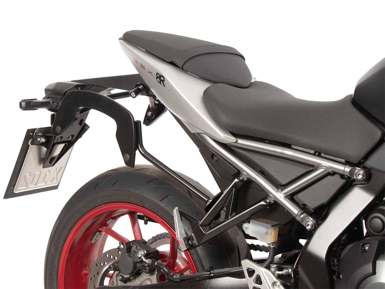 C-Bow side carrier black for Suzuki GSX-8R (24- ) Hepco & Becker