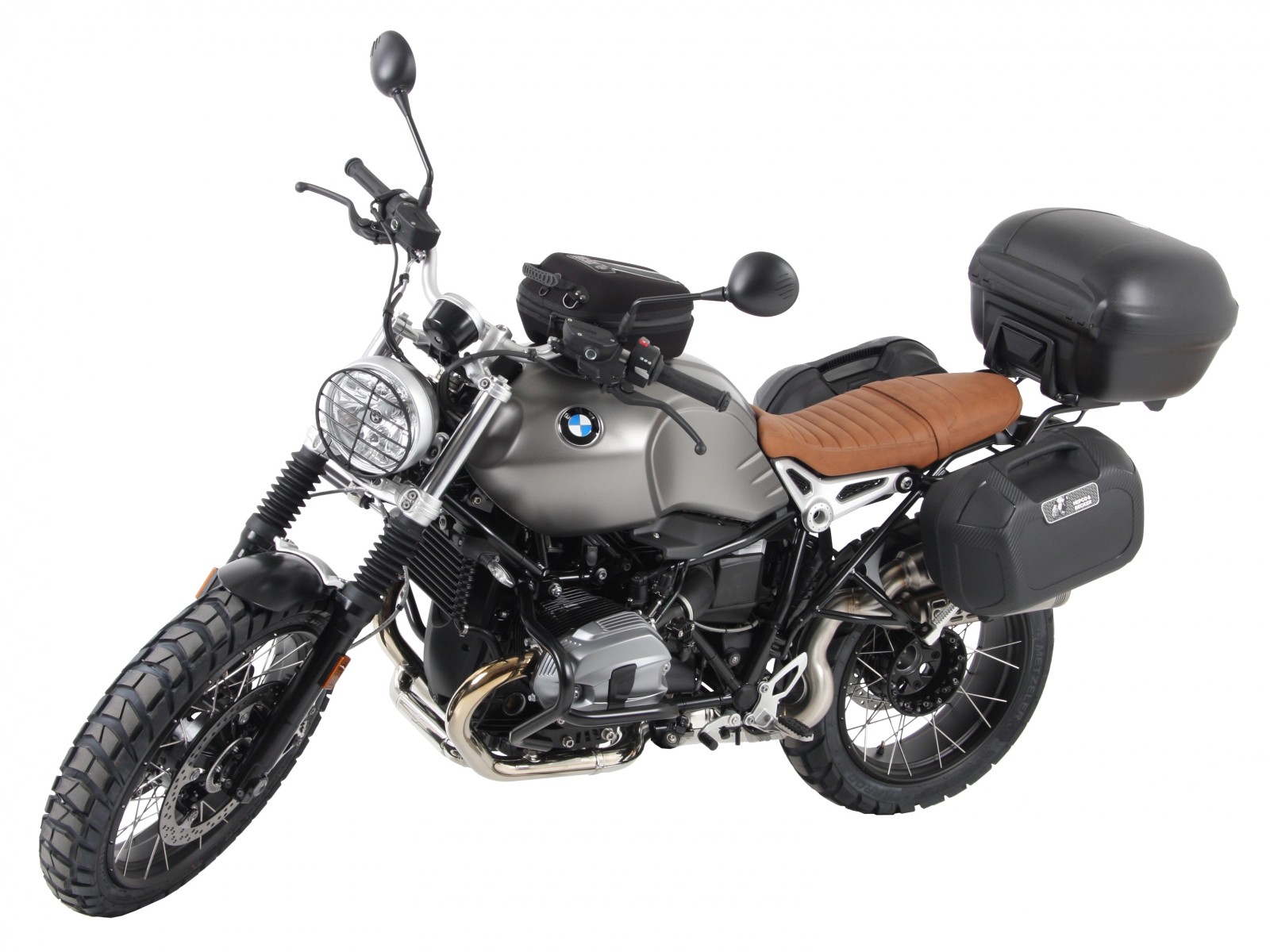 C-Bow side carrier black for BMW R nineT Scrambler (16-23) / Urban G/S 40 Years Edition