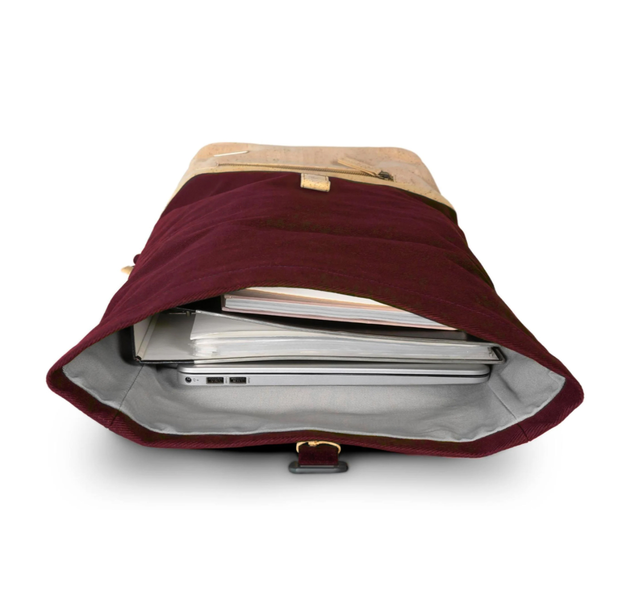 Backpack Sperling VESPA Rider Night "SIP Edition" - wine red / cork