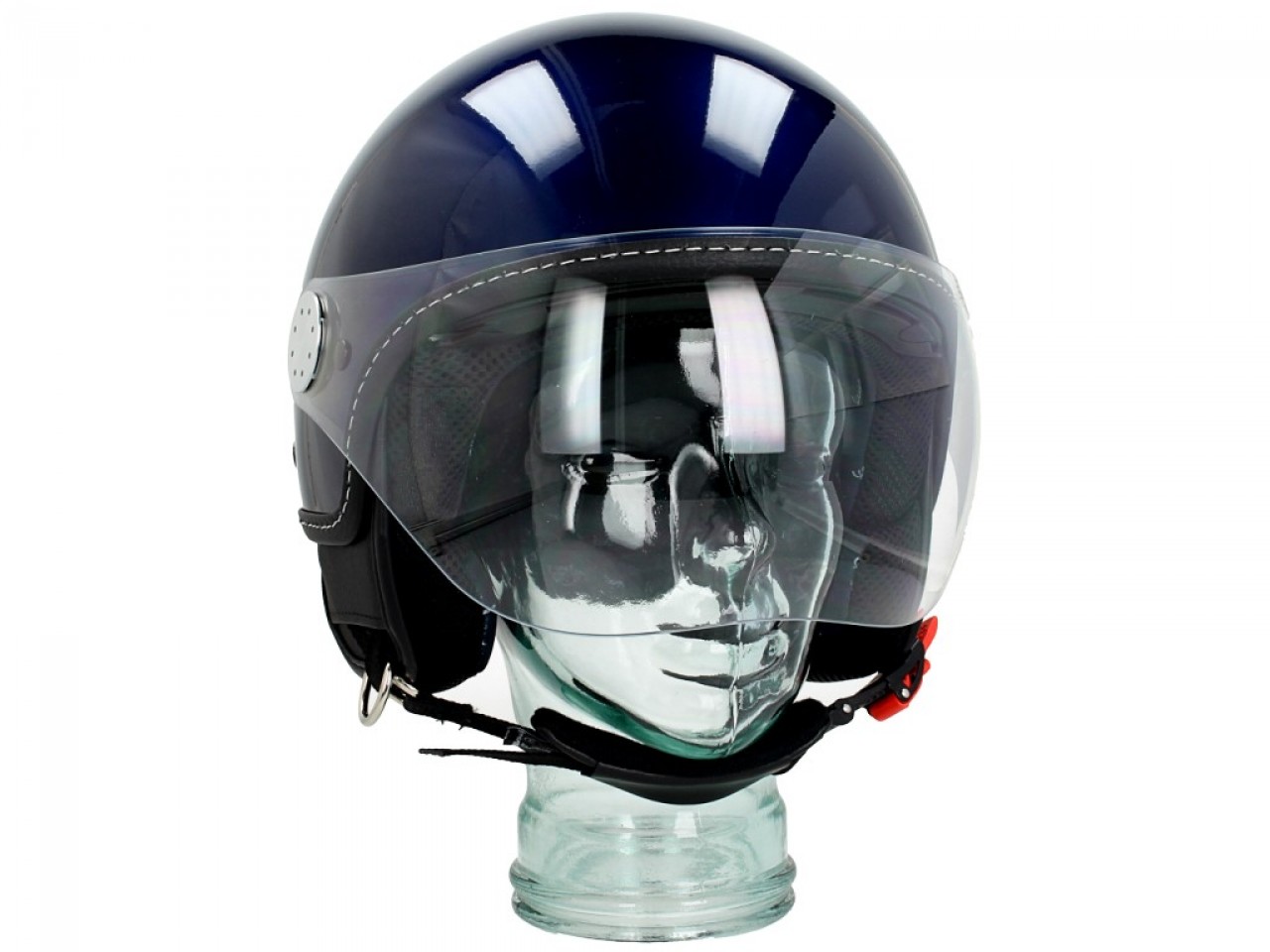 Vespa jet helmet Visor 3.0 blue energia