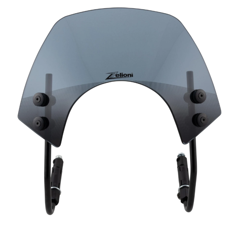 Flyscreen ZELIONI Racing for Vespa GTS/GTS Super 125-300cc, black tinted