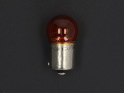 Ring bulb, incandescent lamp, box of 10, 12 V, 10 W, BAU15s, orange