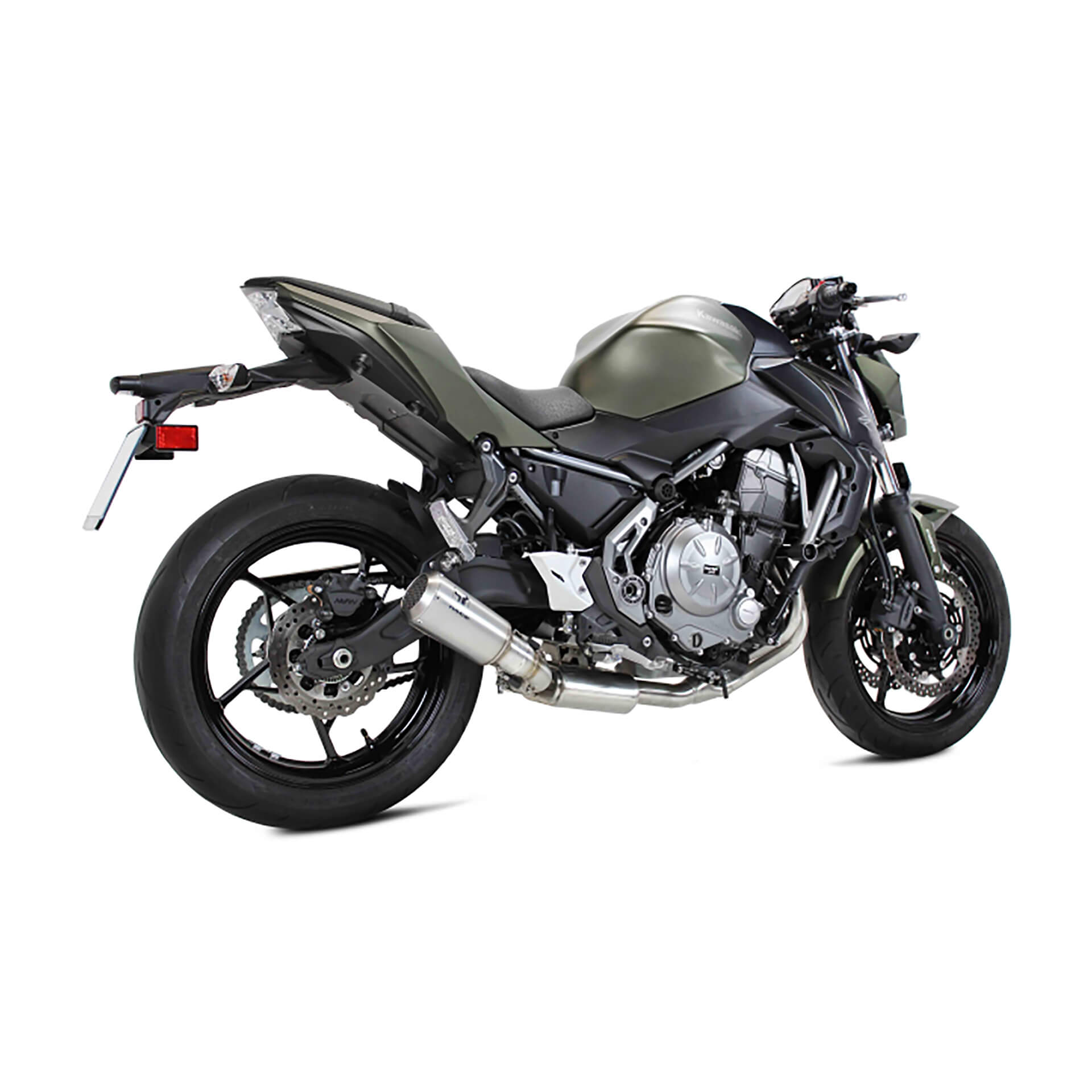 IXRACE MK2 complete system with cat Kawasaki Z 650 /RS, 650 Ninja (21-), stainless steel, E-approved, Euro5