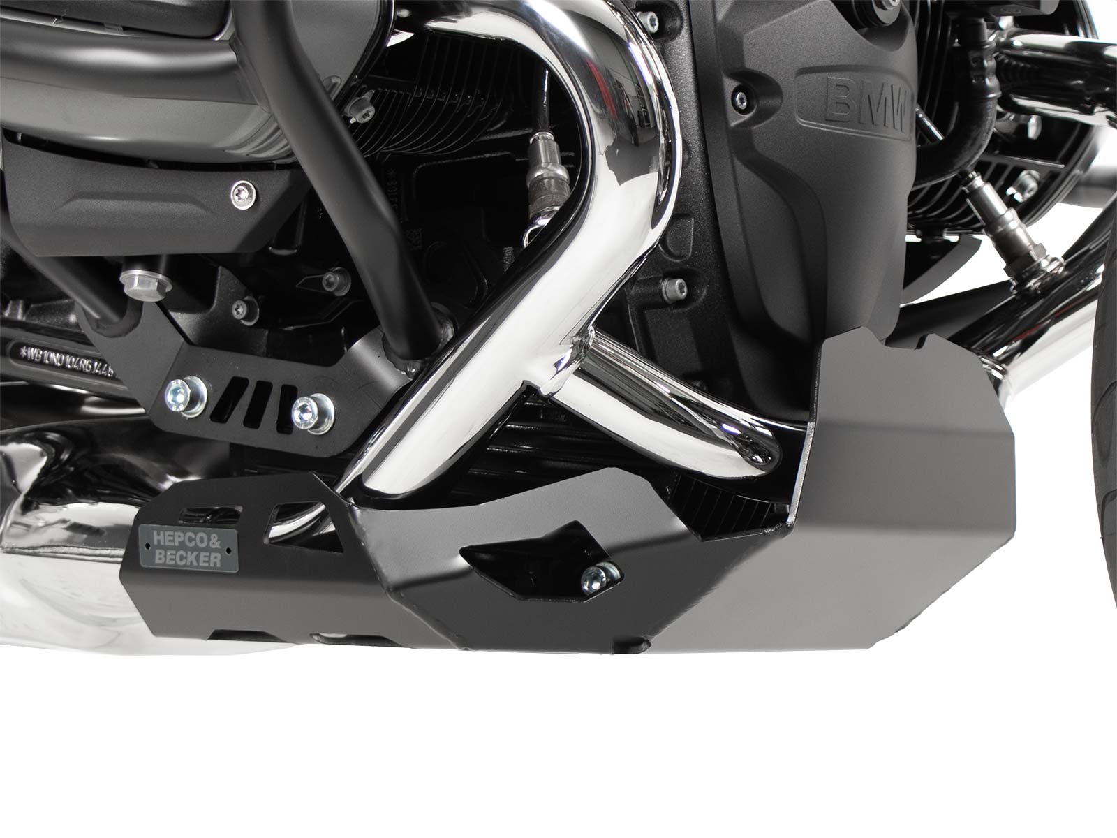 Engine protection plate black for BMW R 12 Nine T (24-) Hepco & Becker