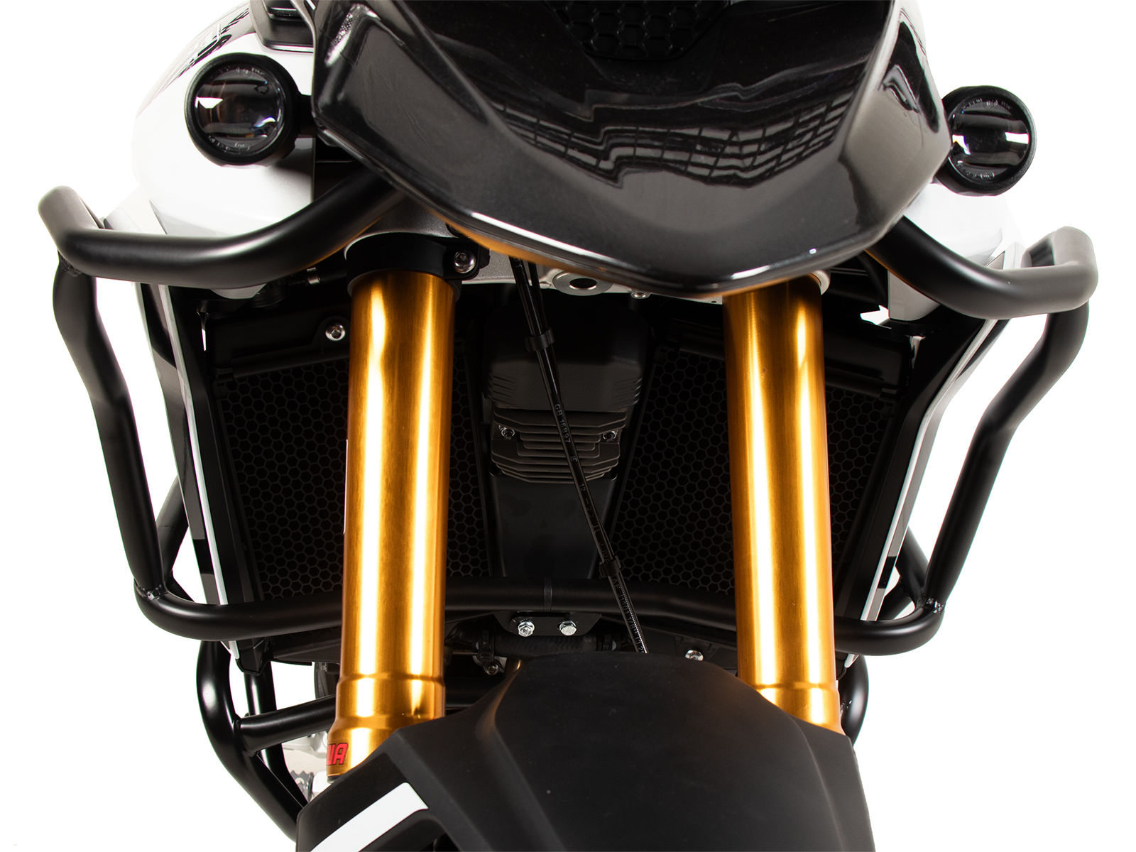 Tank protection bar "Solid" black for Triumph Tiger 900 GT / Pro (24-) Hepco & Becker
