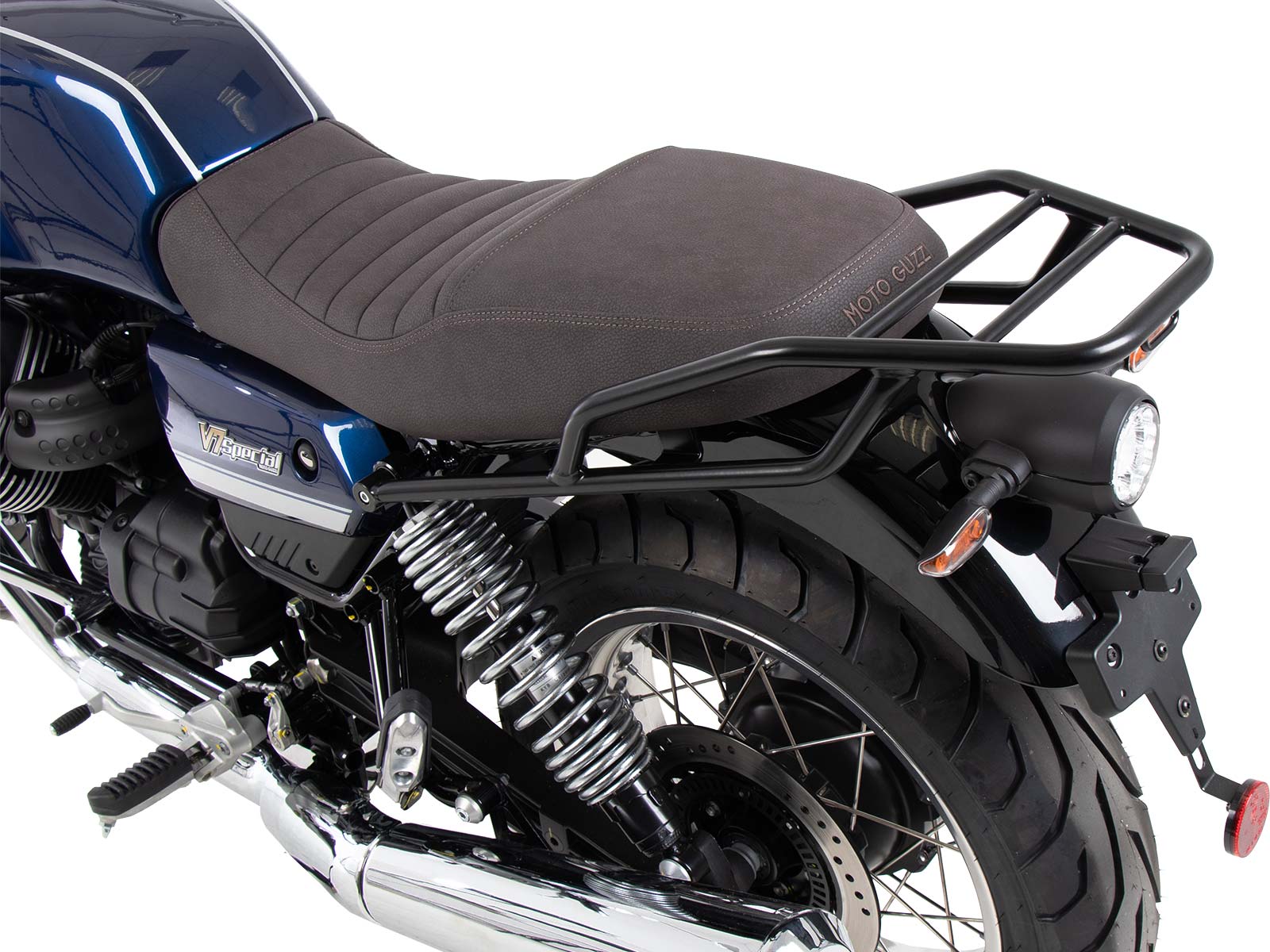 Tubular luggage rack black for Moto Guzzi V7 850 Stone Corsa (2024) Hepco & Becker