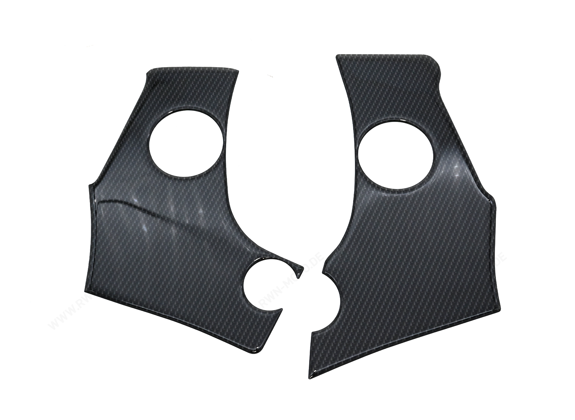 Frame protector, carbon look for Suzuki GSX1300R Hayabusa BJ. 2008-2012/ GSX1300R BJ. 2013-2017
