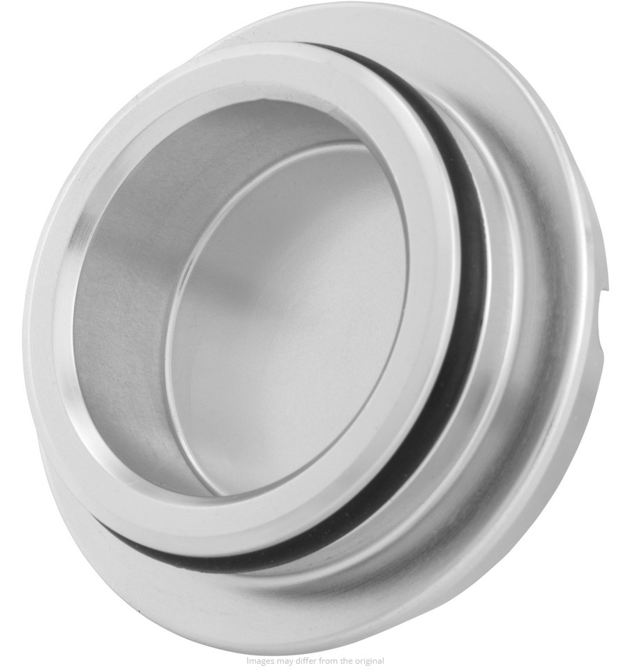 Dust cap rim front MK II for Vespa, silver