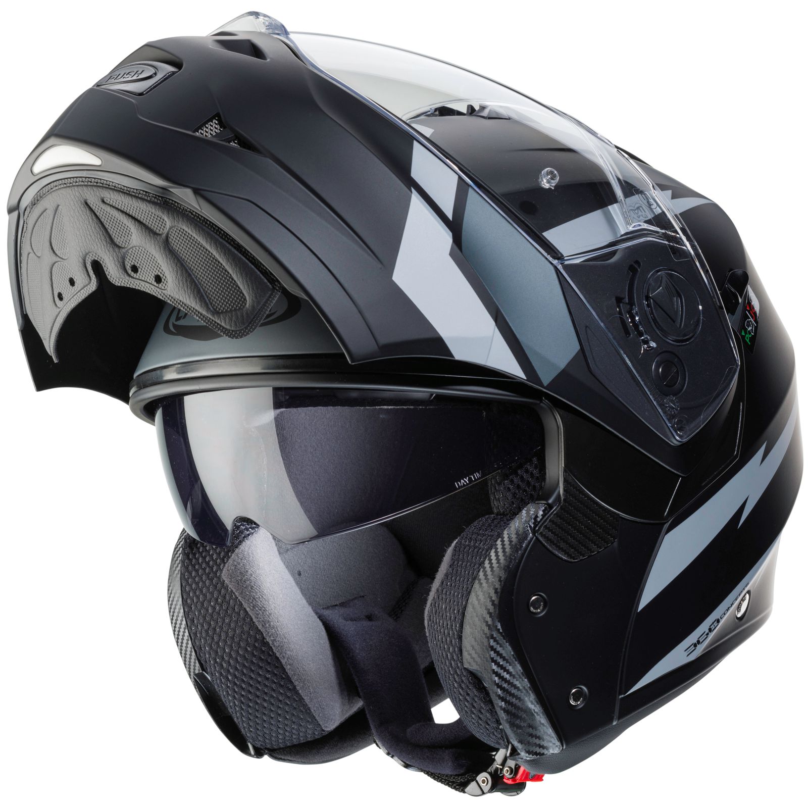 Caberg Helmet Duke II Kito, matte black / anthracite