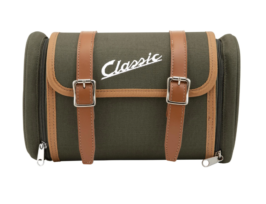 Bag "Classic" luggage rack / socius holder rear for Vespa, canvas, olive