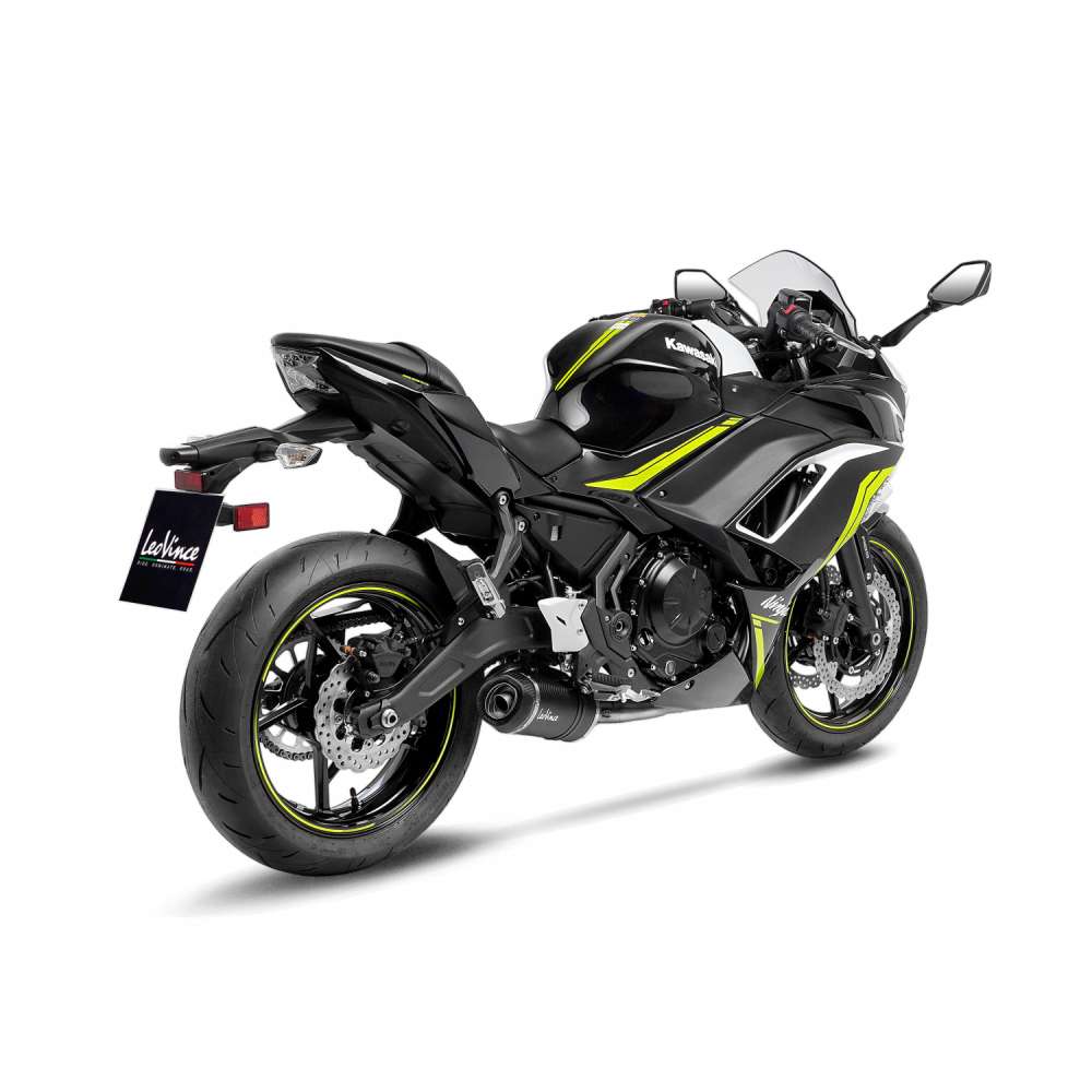 LeoVince complete system LV One Evo for Kawasaki Ninja /Versys /Z 650 , carbon, E-approval