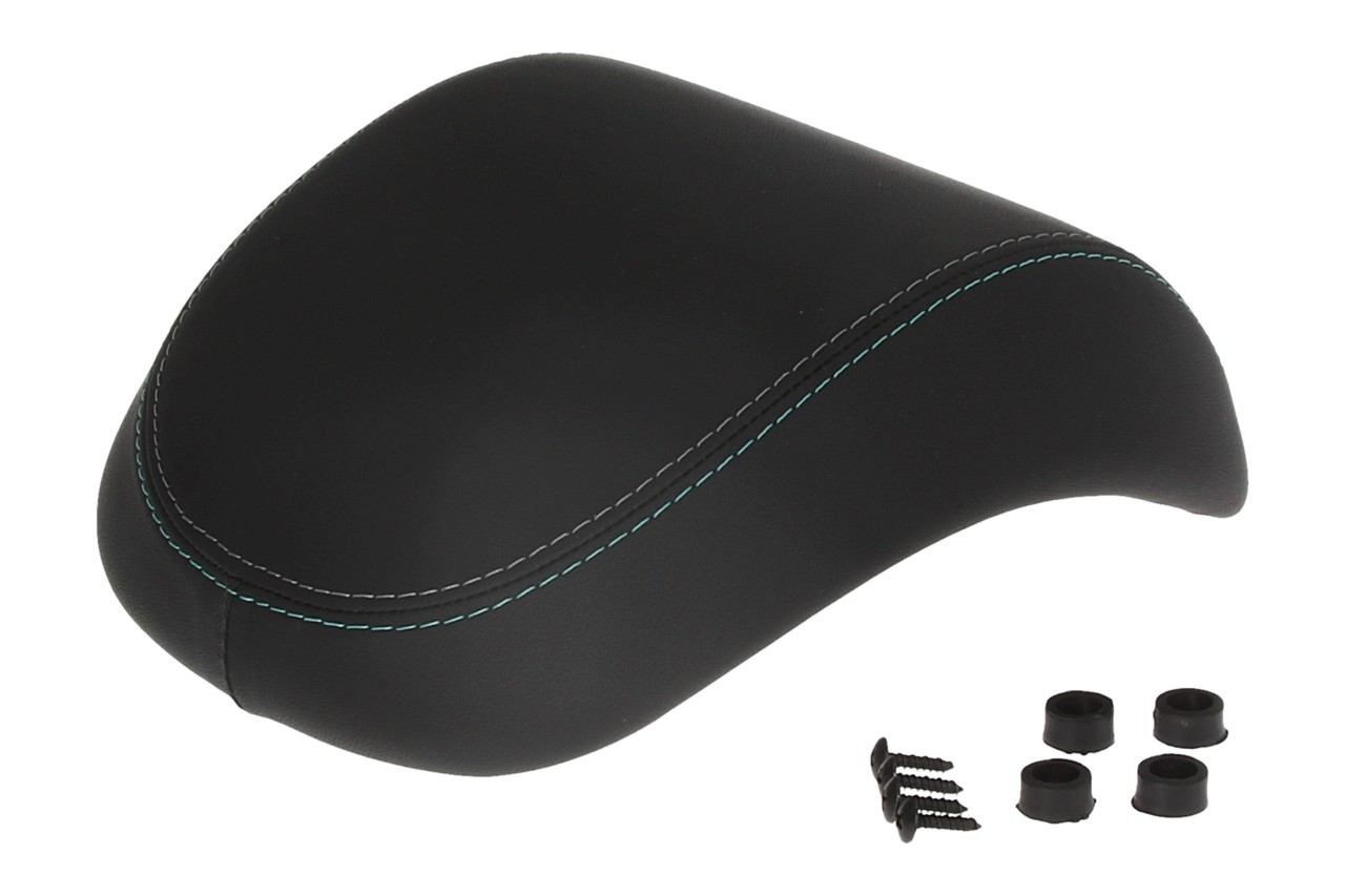 32L Top Case Kit (Matte Black), Black Back Pad, Chrome Luggage Rack for Primavera/Sprint