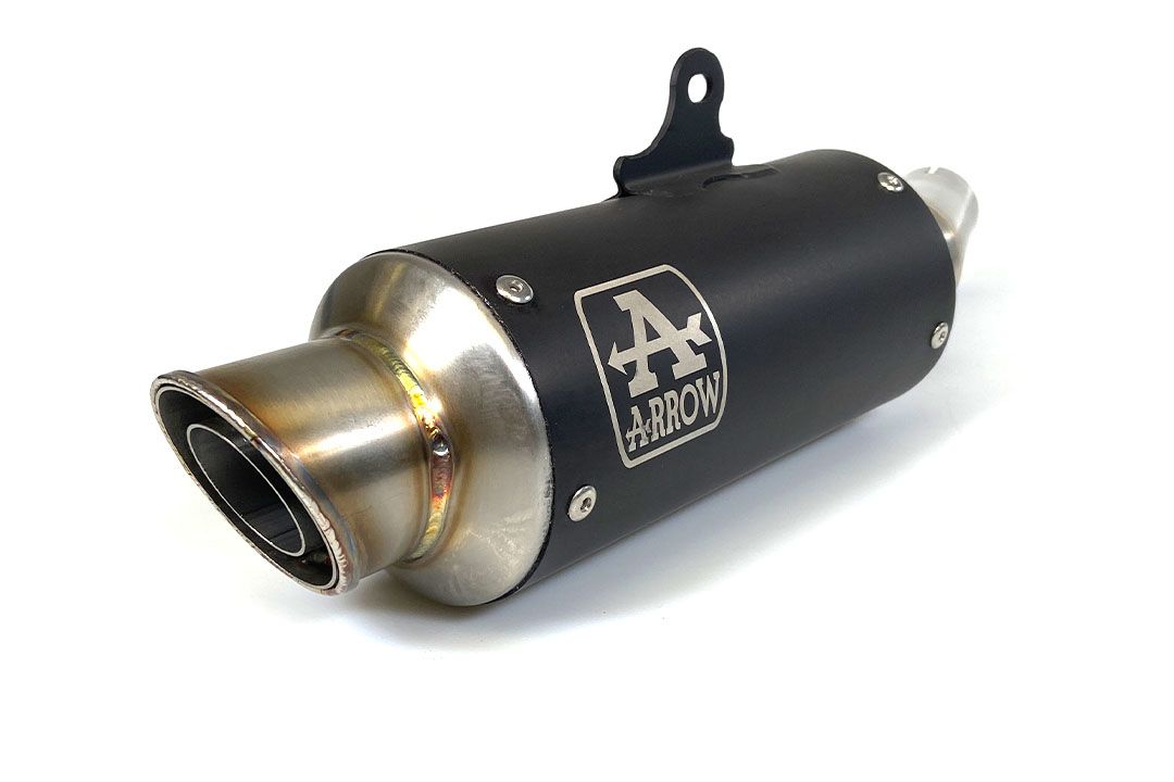 ARROW exhaust DARK GP2 for Kawasaki Ninja 400 (18-)