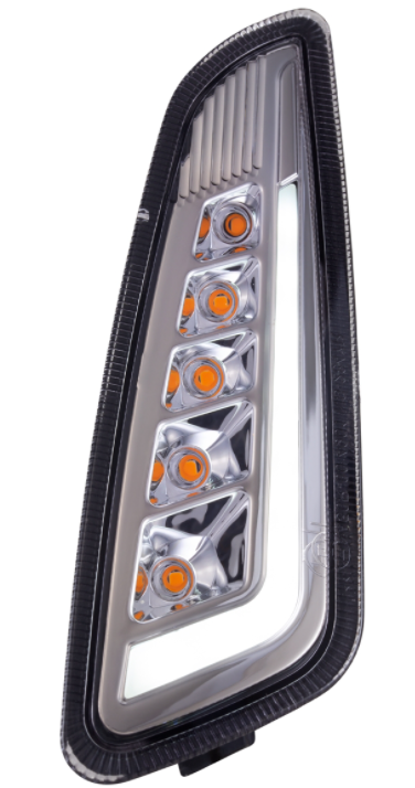 Turn signal kit front & rear for Vespa Primavera/Sprint 125-150cc 2T/4T AC, clear