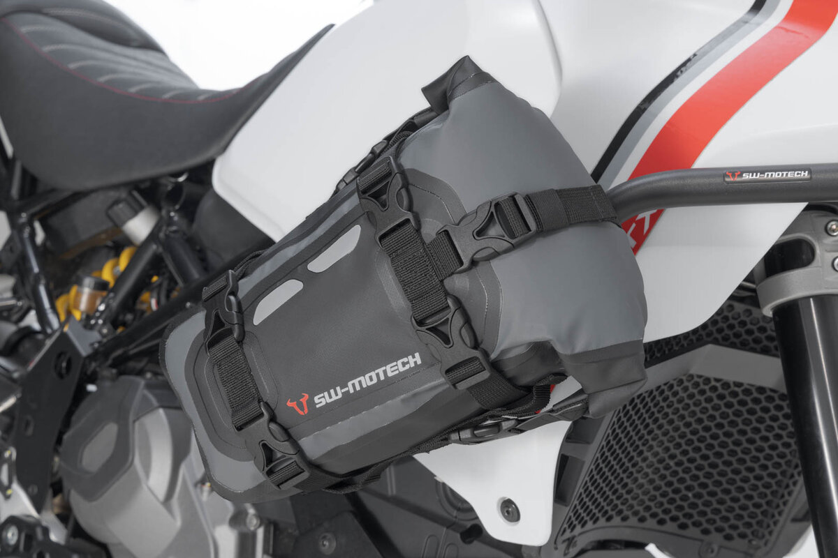 SW-Motech Drybag 80 rear bag for Honda GB 350 S (25-), black / gray - SW Motech