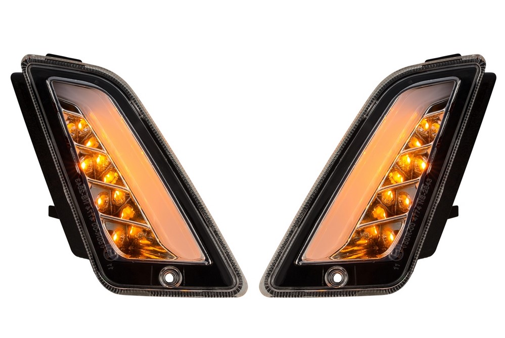 Turn signal kit front left/right for Vespa GTS/GTS Super/GTV/GT 60/GT/GT L ('03-'13), clear