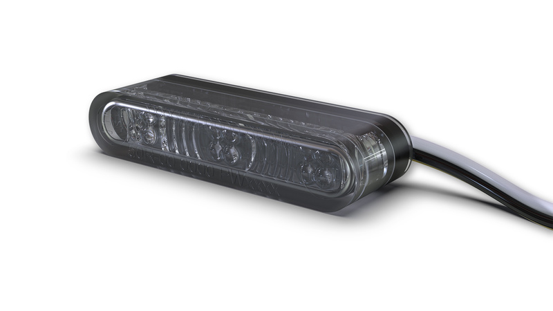 HIGHSIDER pro Star-MX1 Pro module LED indicator/position light black/toned 2in1, E-approved (pair)