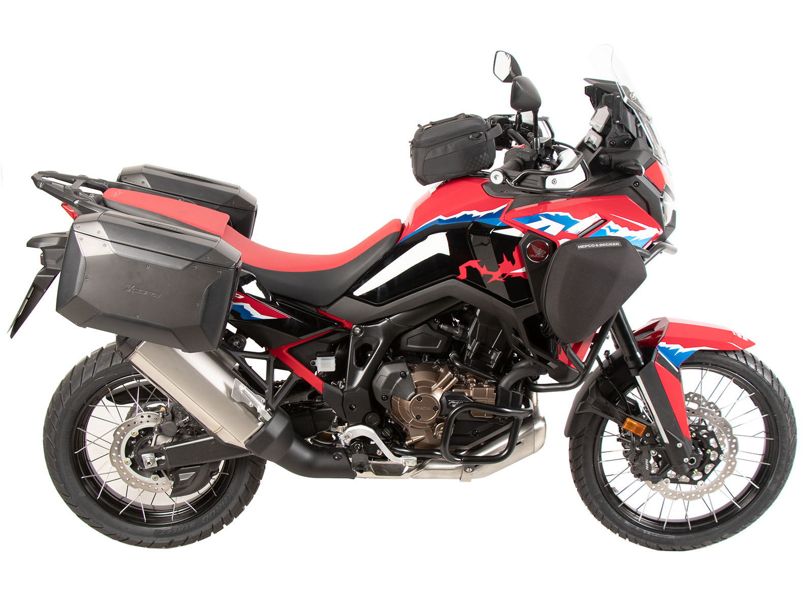 C-Bow side carrier black for Honda CRF 1100 L Africa Twin (24-) Hepco & Becker