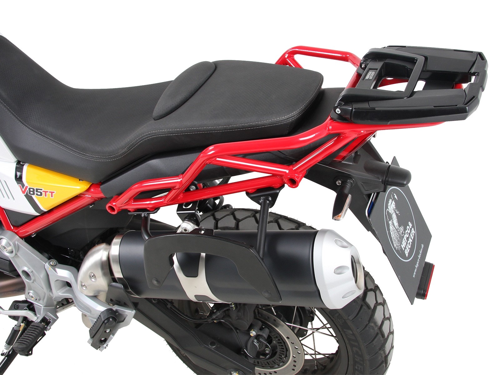 Easyrack Topcaseträger black for V85 TT (Bj.19-) Hepco & Becker