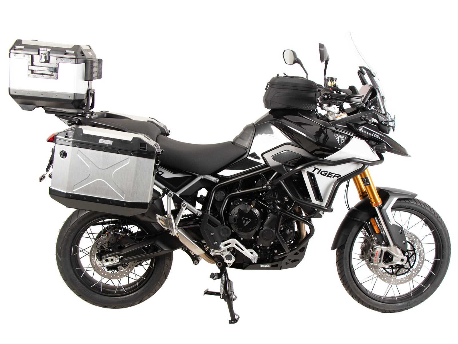 Alurack top case carrier for Triumph Tiger 900 Rally Pro (24-) Hepco & Becker