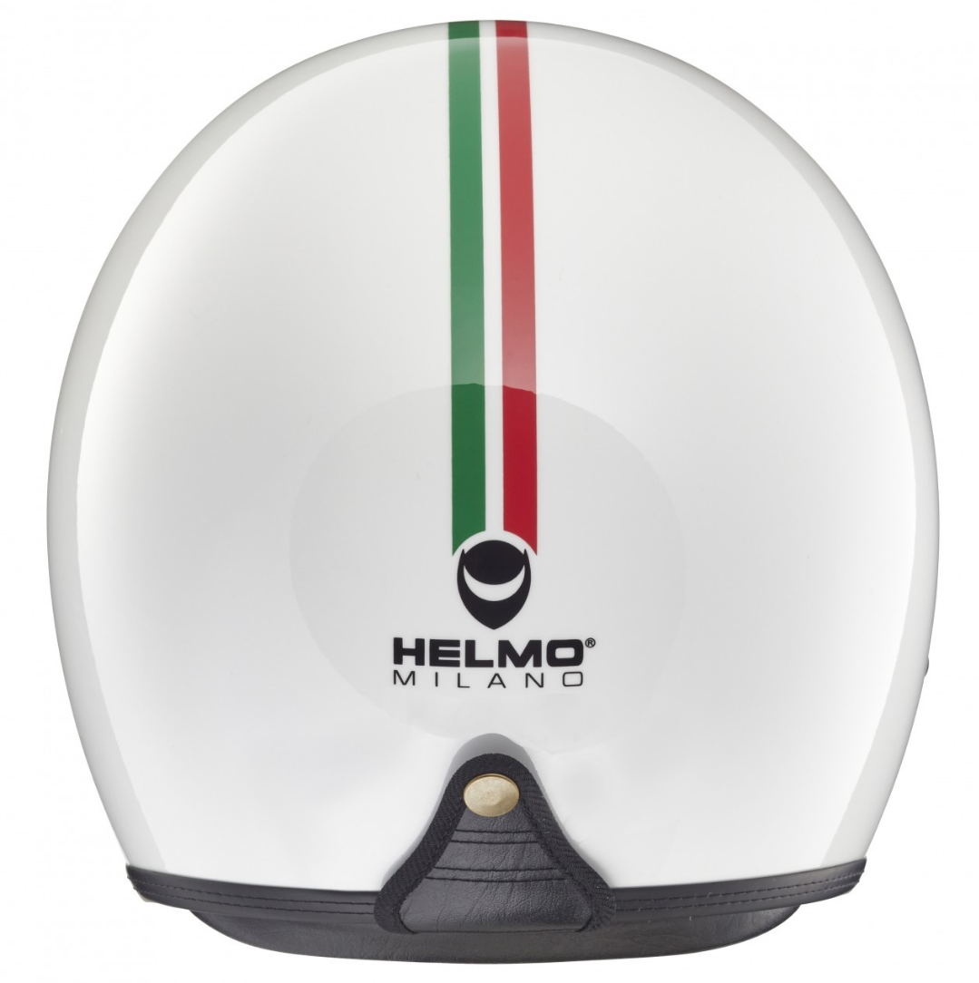 Helmo Milano jet helmet, Audace, Italy Flag, white