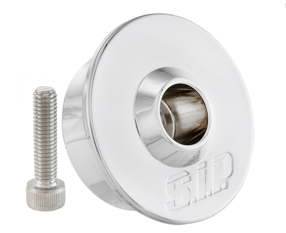 Mounting kit for handlebar end mirrors without handlebar end weights, MK II, chrome