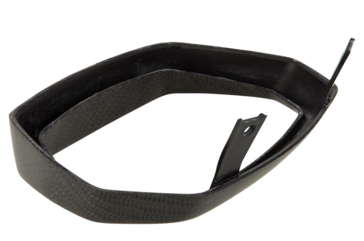 Lamp ring black for Vespa Sprint 50-150ccm 2T/4T ('13-'18), Carbon