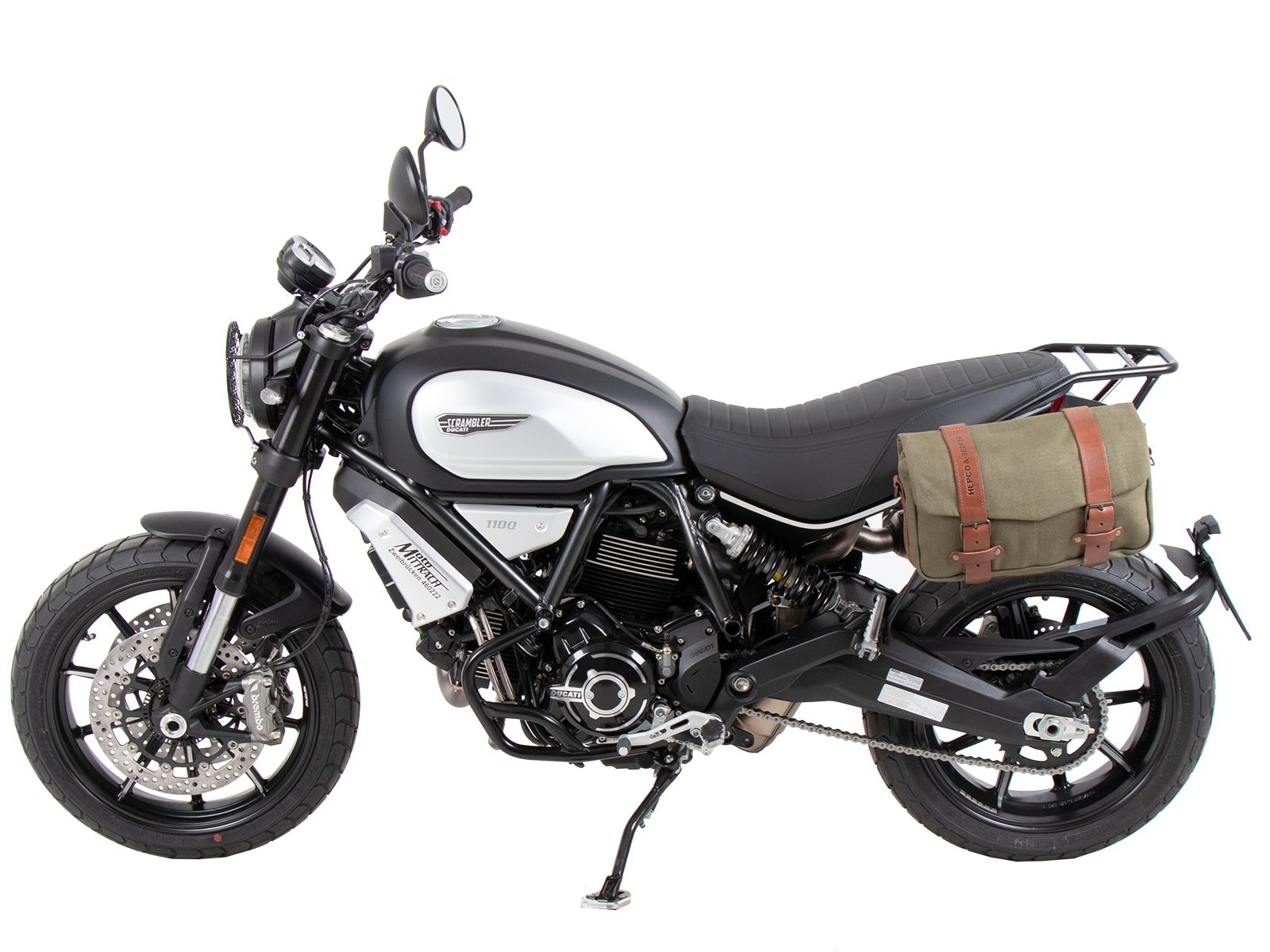 C-Bow side carrier left for Ducati Scrambler 1100 Dark Pro /Pro /Sport Pro (21-24) Hepco & Becker