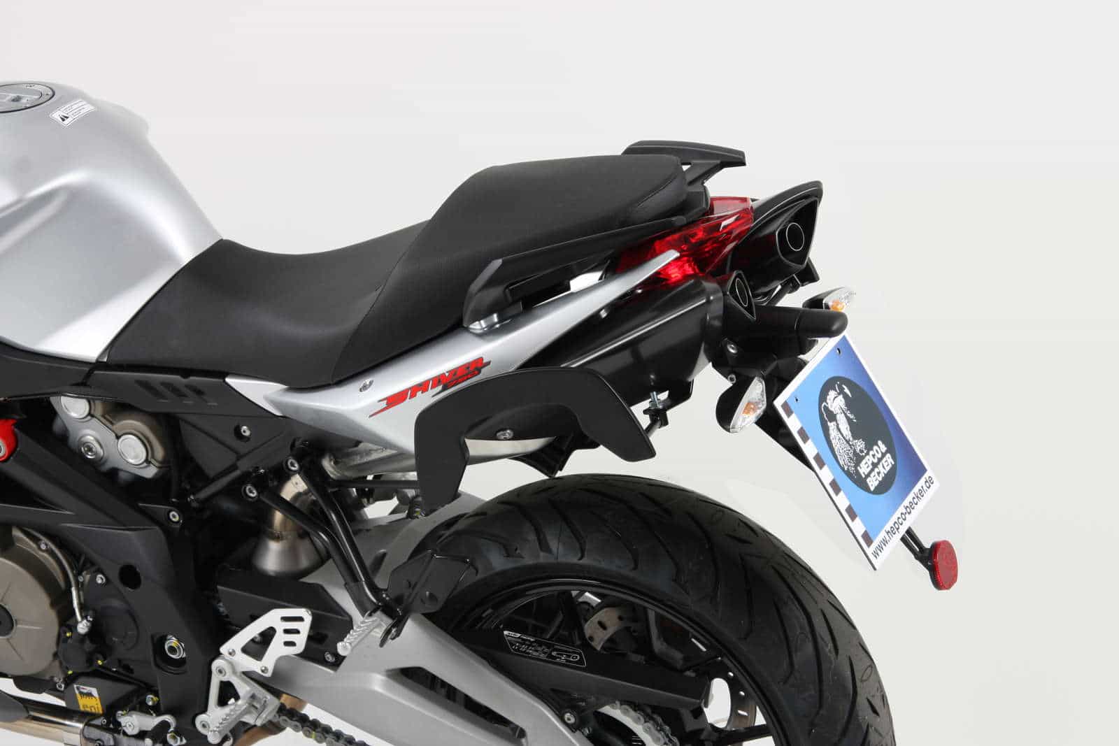 C-Bow side carrier black for Aprilia SL 750 Shiver (10-16) Hepco & Becker