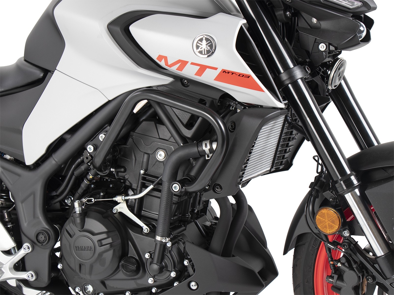 Engine Guard incl. Protectionpad black for Yamaha MT-03 (Bj.20-) Hepco & Becker