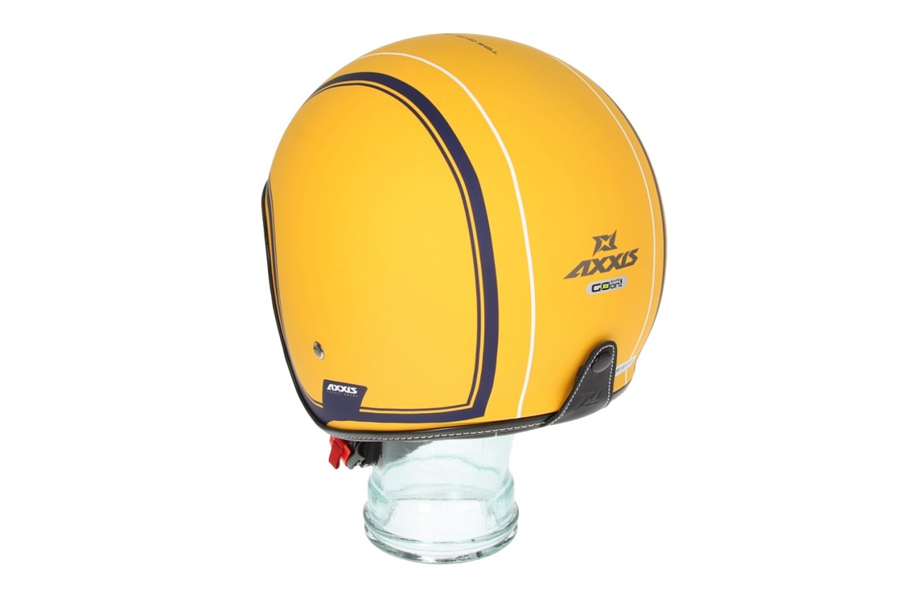 Axxis jet helmet, Hornet SV Royal, yellow matt