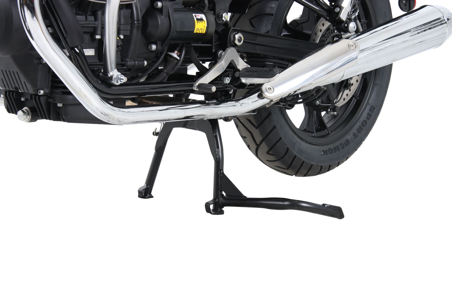 Main stand black for Moto Guzzi V7 850 Stone Corsa (2024) Hepco & Becker