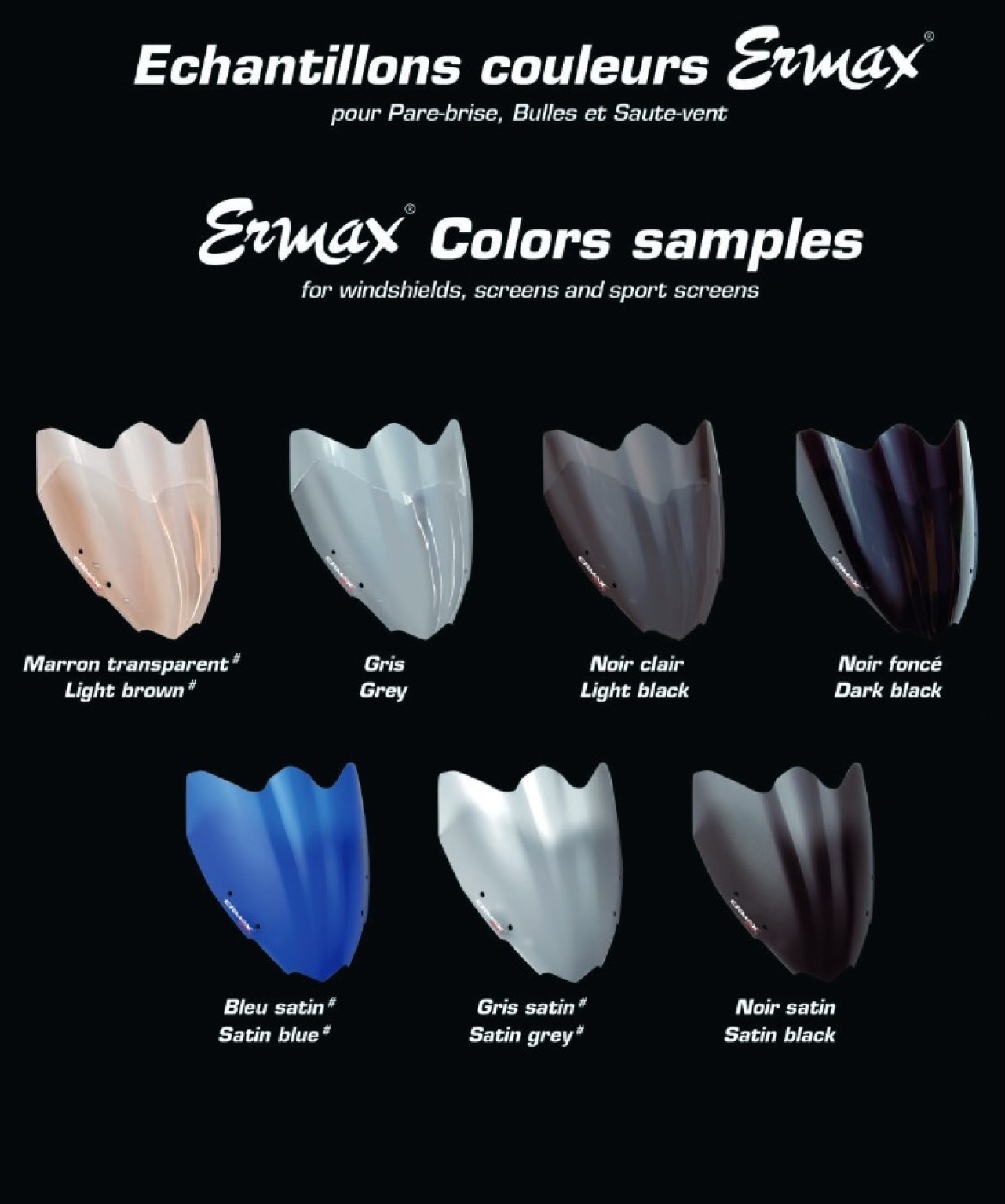 ERMAX Sportivo windshield for Vespa GTS/GTS Super/GT/GT L (-'22), tinted
